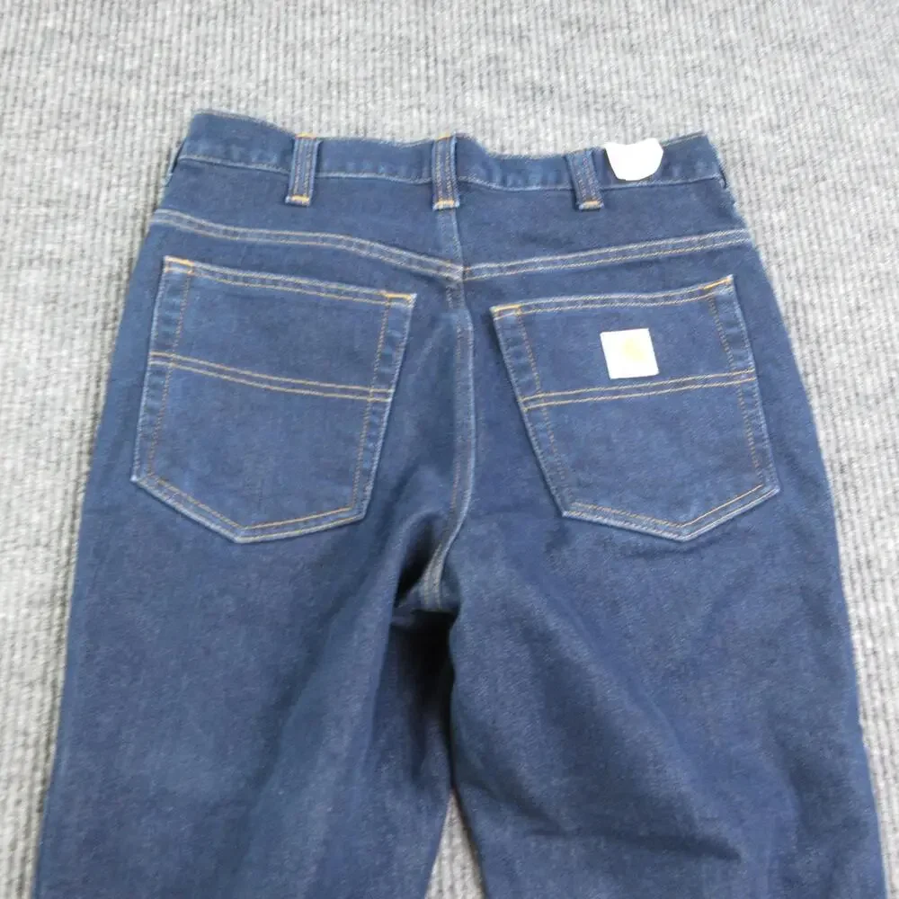 Carhartt Jeans Mens 30x28 Blue Modern Fit Straight Denim Workwear 29x29* NWT